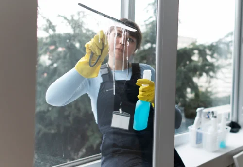 Nettoyage de vitres intérieures et extérieures à Plumaudan